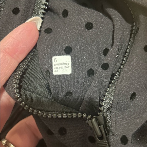 Lululemon Flock Polka Dot Define Jacket Size 6 - Picture 2 of 2